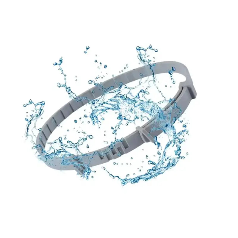 Calming pheromone collar for cats and dogs, Simples Market, adjustable gray waterproof design.