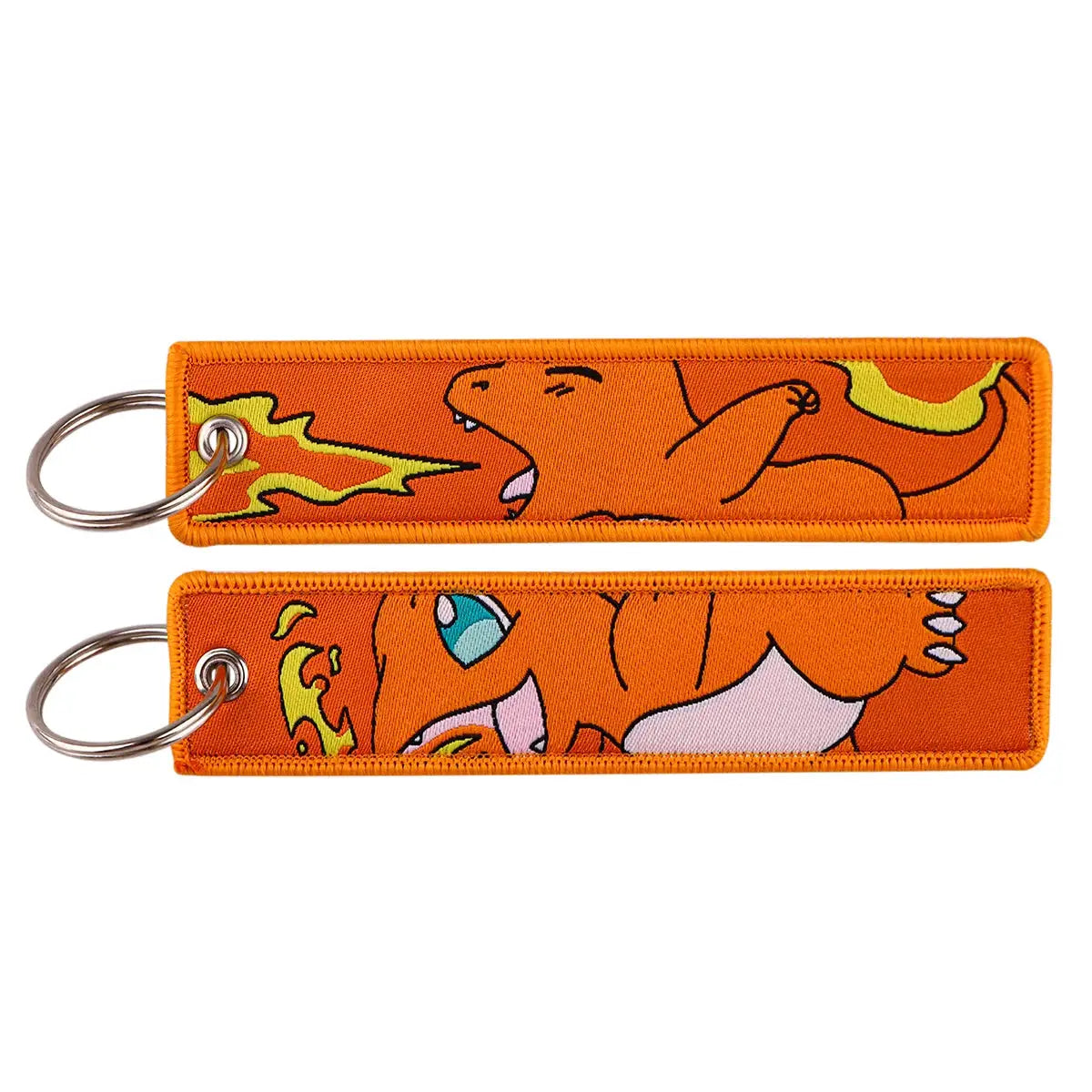 Gengar and Mewtwo Anime Keychain Zinc Alloy Double Sided Key Tag for Keys Car Motorcycle Gift for Men Women
