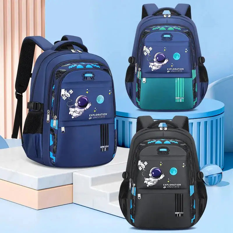 Astronaut Waterproof Primary School Backpack for Boys - Simples Market