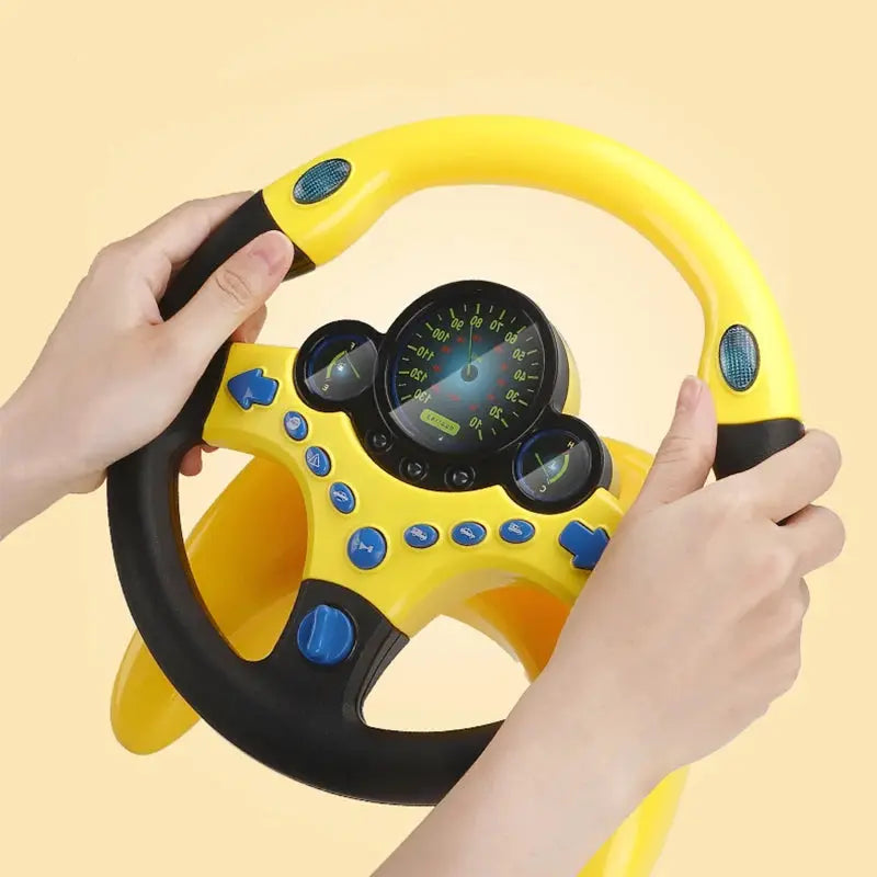 Infant Shining Electric Simulation Steering Wheel Toy With Lights And Sounds For Early Educational Play