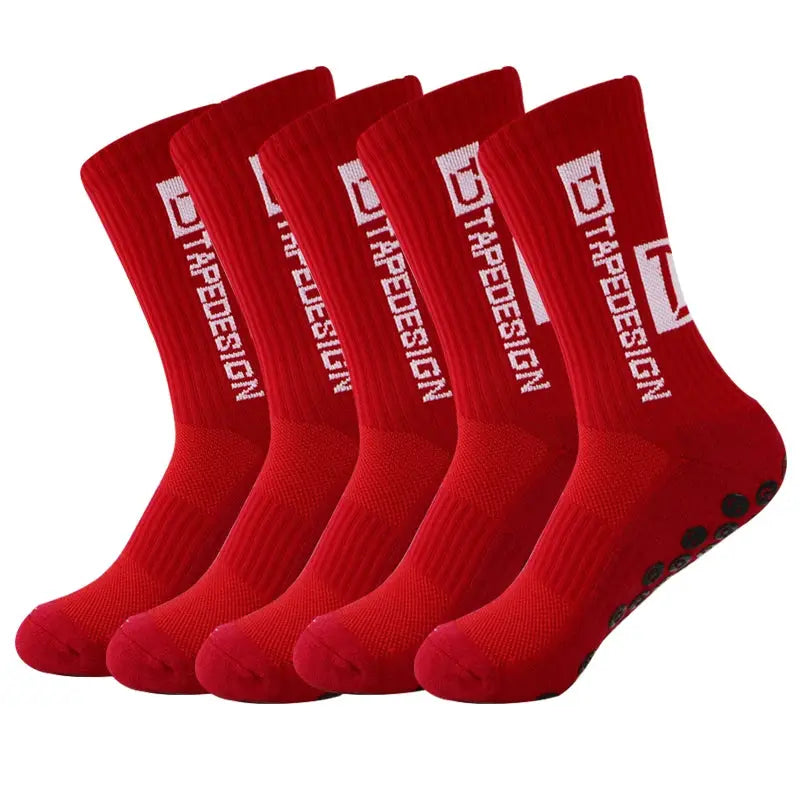 Mens Non Slip Soccer Socks With Non Skid Grip For Football Basketball Cycling And Training Performance