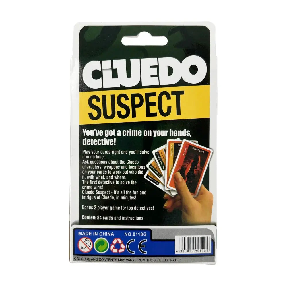 Newest Cluedo Card Game Classic Mystery Board Game for Multiplayer Entertainment and Deduction Fun