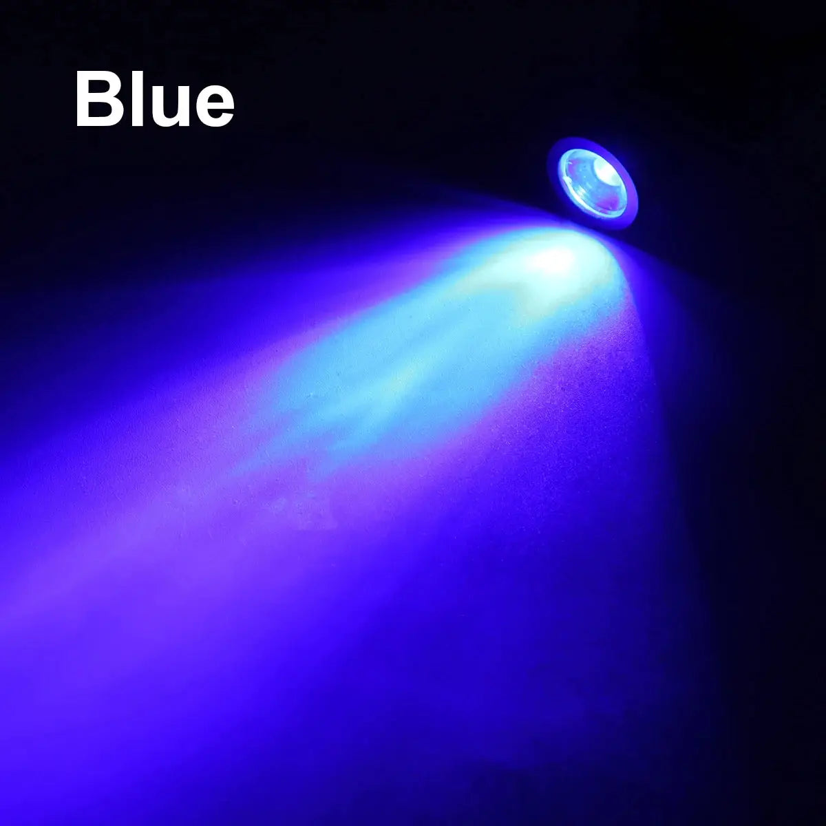Surface-mounted mini USB LED spot light, blue beam, rotatable ceiling lamp for displays