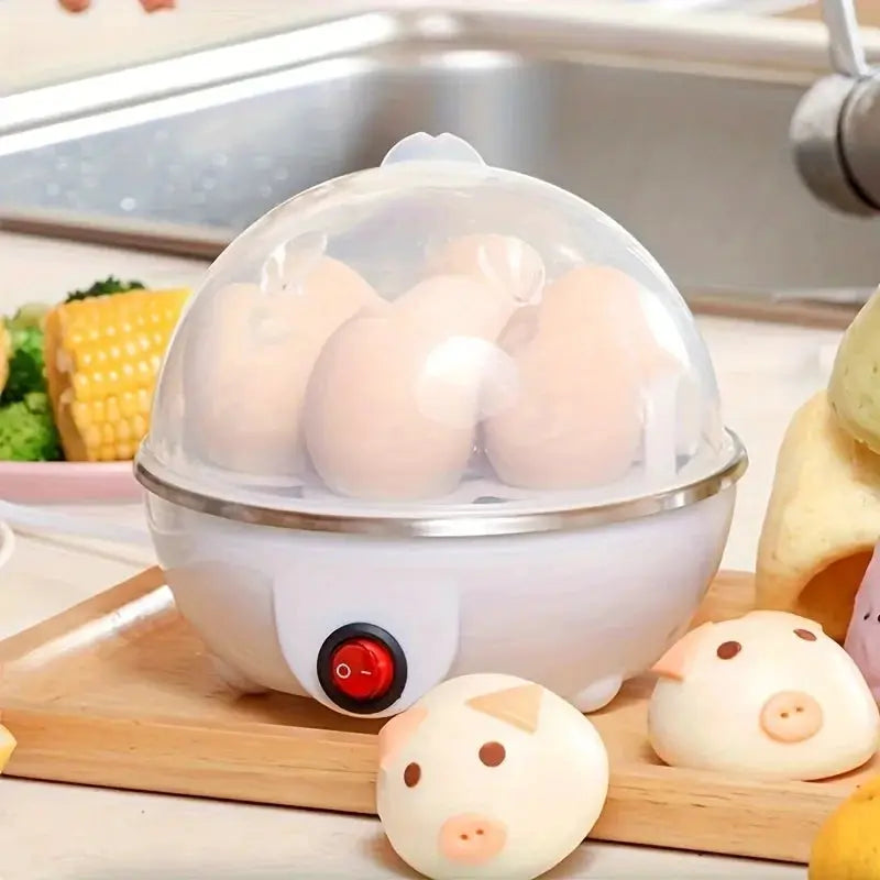 NOCCLILI Egg Cooker Automatic Power Off 7 Or More Eggs Capacity Multi Function Steamed Egg Custard Boiled Egg Machine