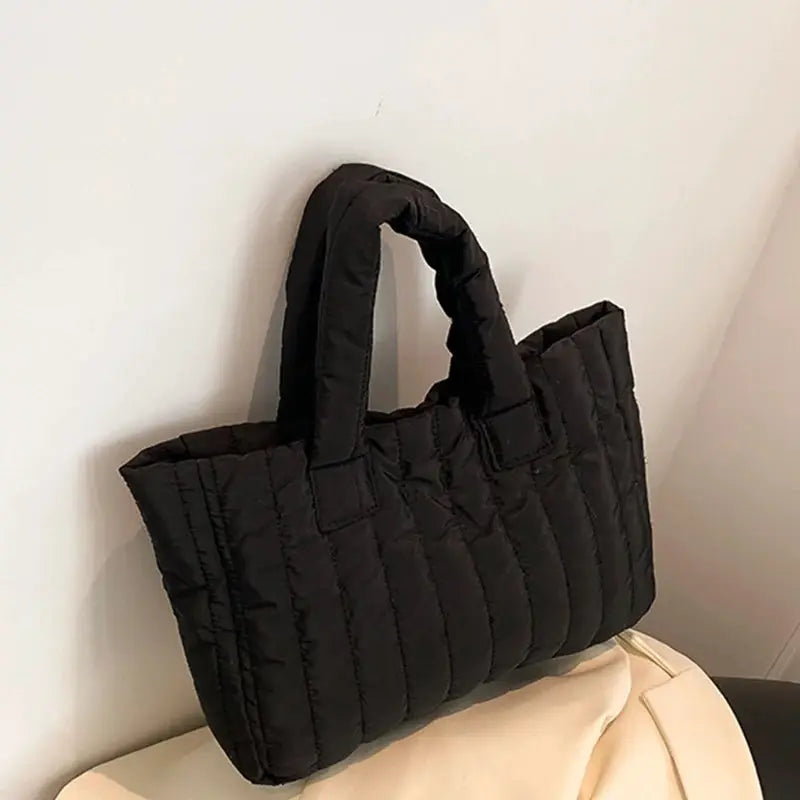 NovaGrace Ladies Tote Bag Large Capacity Padded Nylon Casual Handbag For Everyday Use
