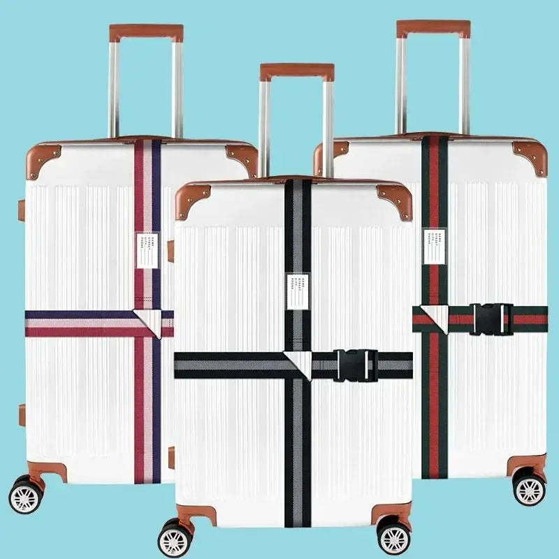 Convenient Adjustable Luggage Straps Portable Bungees Easy Travel Necessary Reusable Belt protect Suitcase Accessories Items - Simples Market