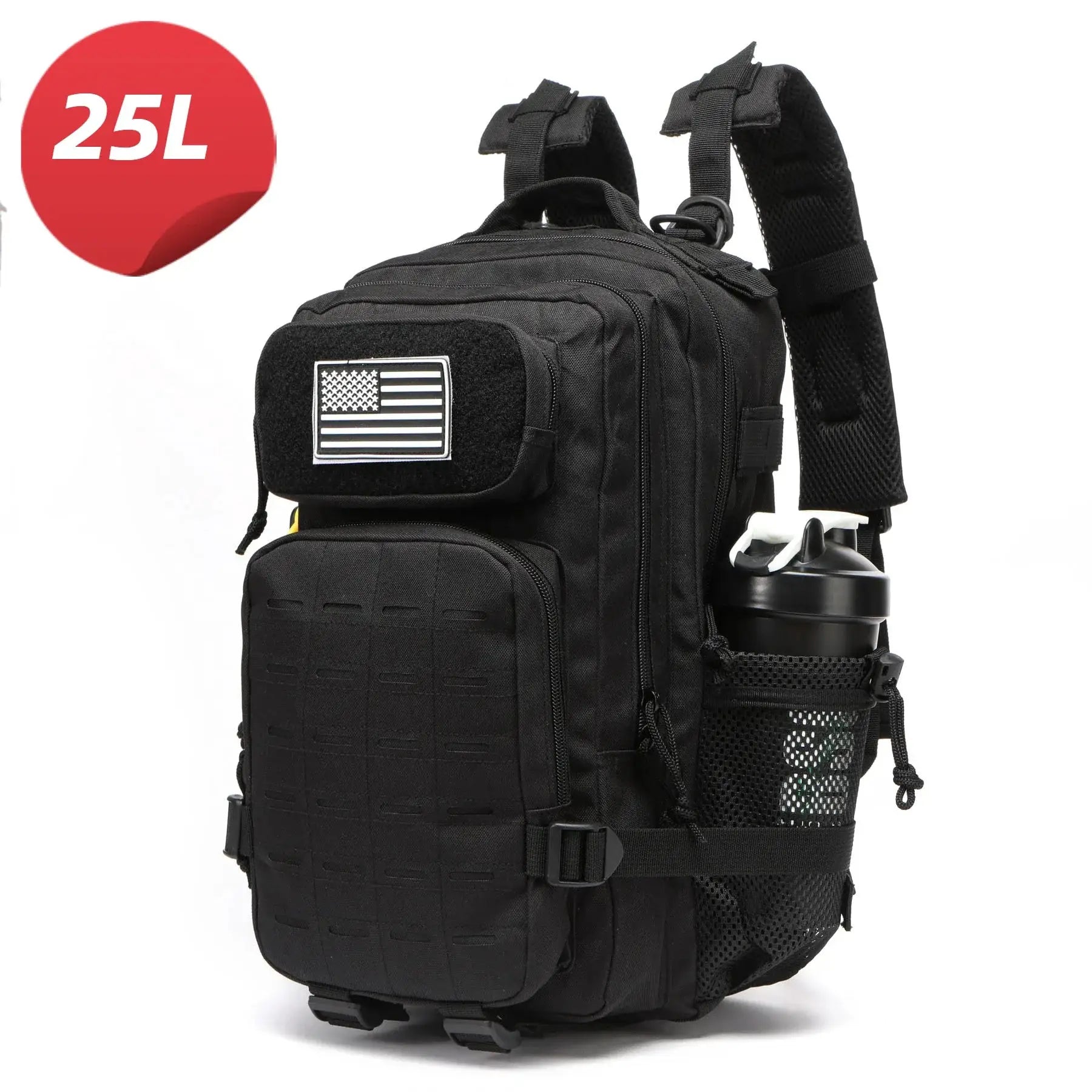 OutdoorPro 25L to 50L Tactical MOLLE Backpack for Hunting and Hiking Waterproof Oxford Fabric