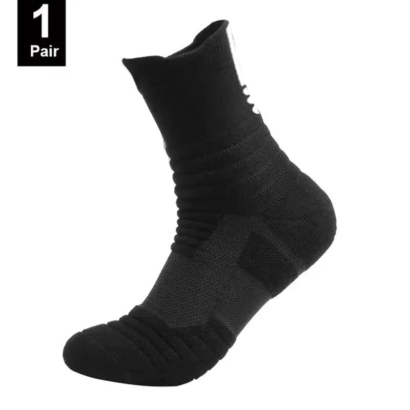 Anti Slip Football Socks For Men Cotton Breathable Odor Control Short Tube Crew Socks Size 39 45 Soccer And Basketball