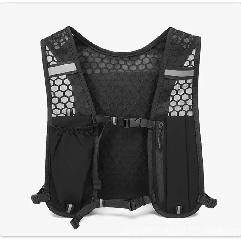 Lightweight Running Vest Hydration Chest Pack With Water Bottle Holder And Phone Pocket For Runners