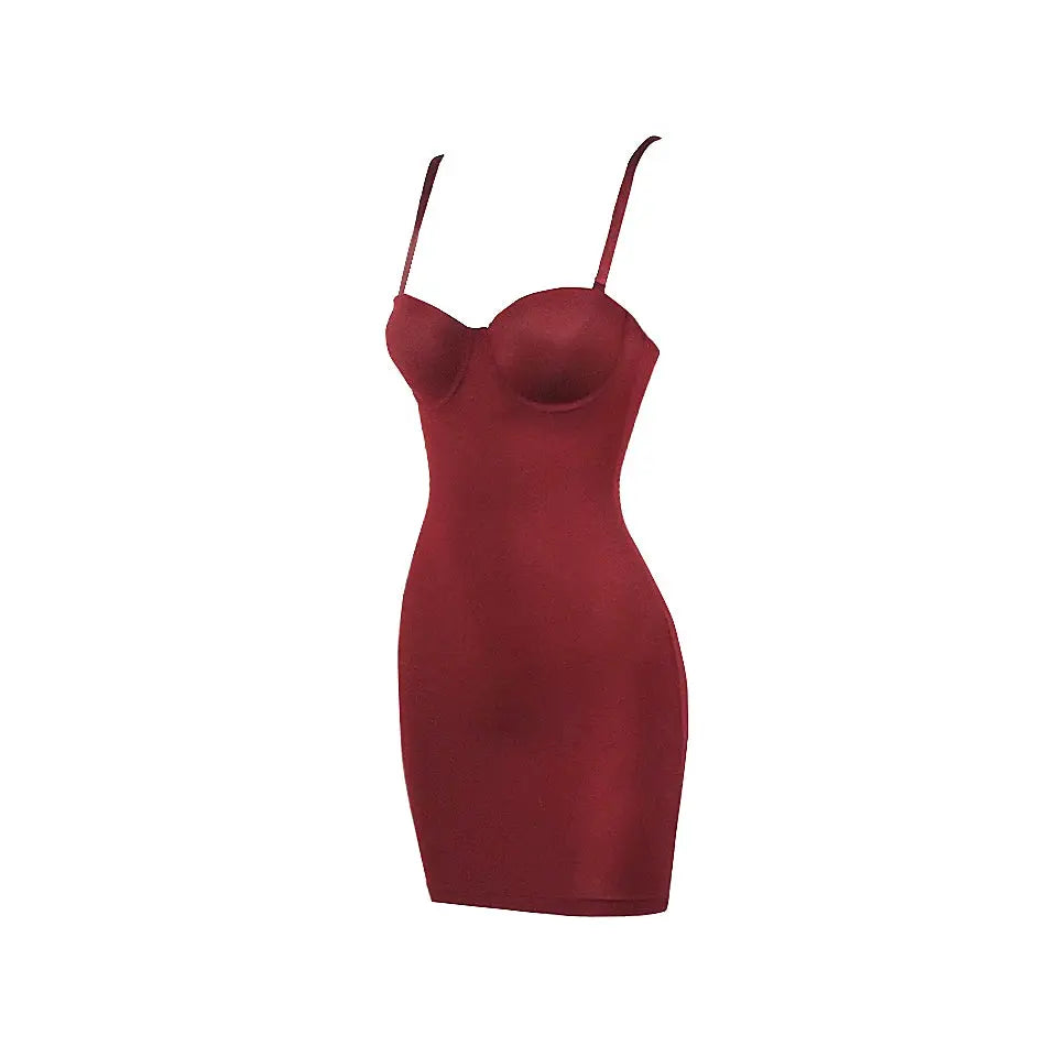 Backless Short Bodycon Dress With Skinny Straps Solid Color For Summer