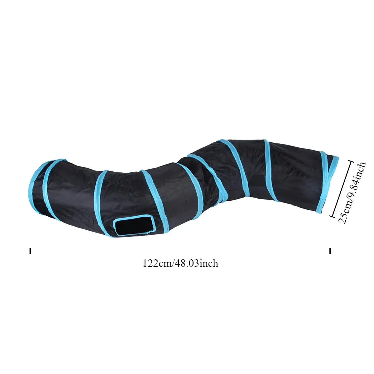 Foldable Cat Tunnel Interactive Toy for Cats Kittens Puppies Rabbits