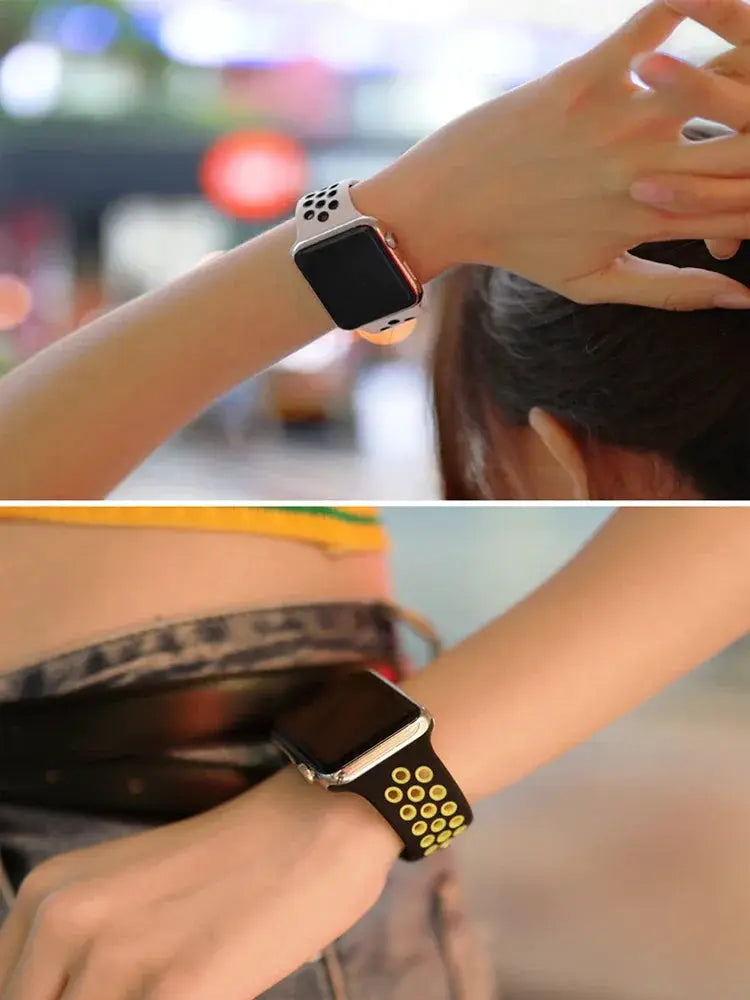 Sport strap For Apple Watch Band Ultra 49mm 44mm 45mm 38/40mm/41mm Silicone Pride Bracelet correa iWatch Series 8 7 6 4 5 3 9 SE
