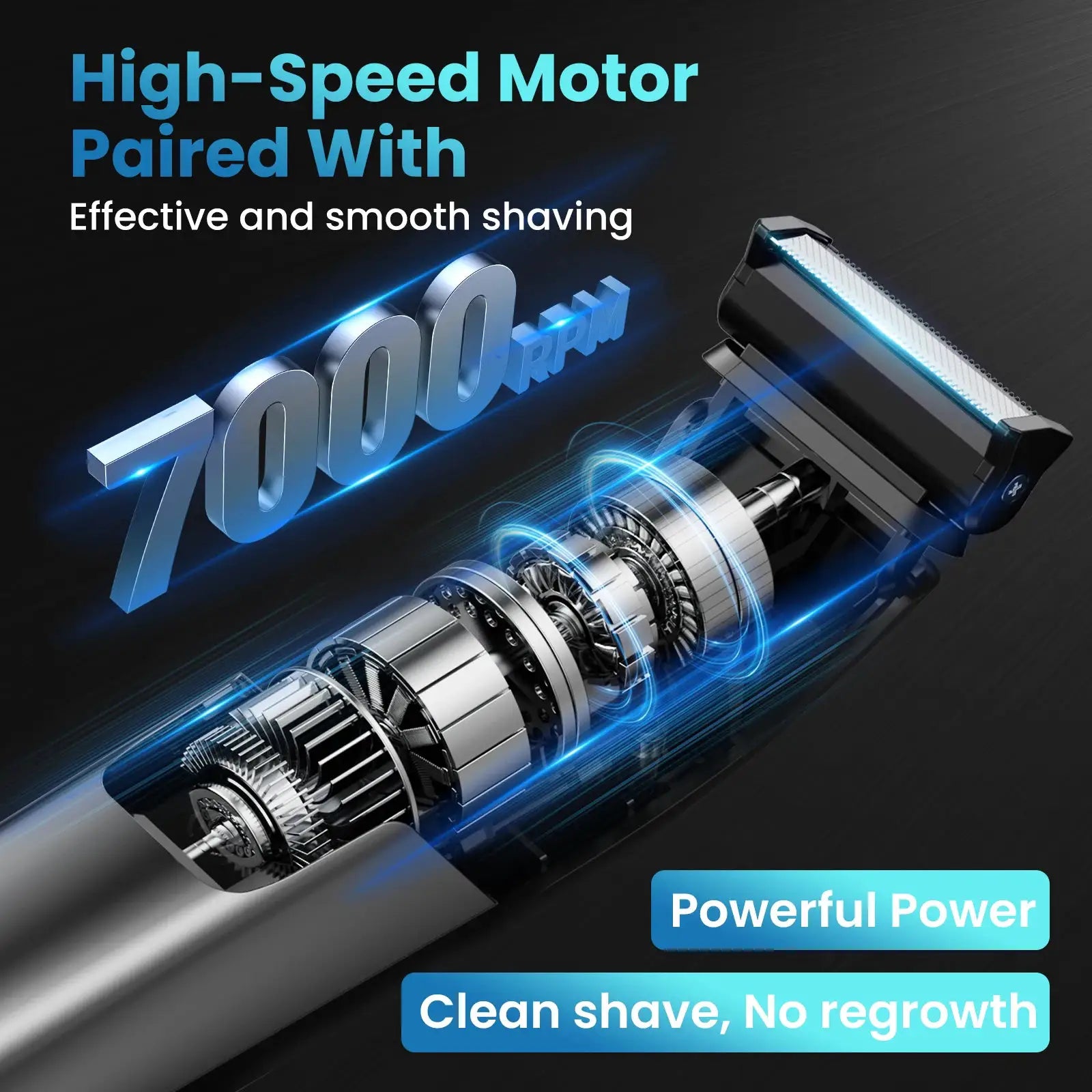 MAXGROOM 3-in-1 men's bidirectional body hair trimmer and electric shaver by Simples Market, IPX6 waterproof