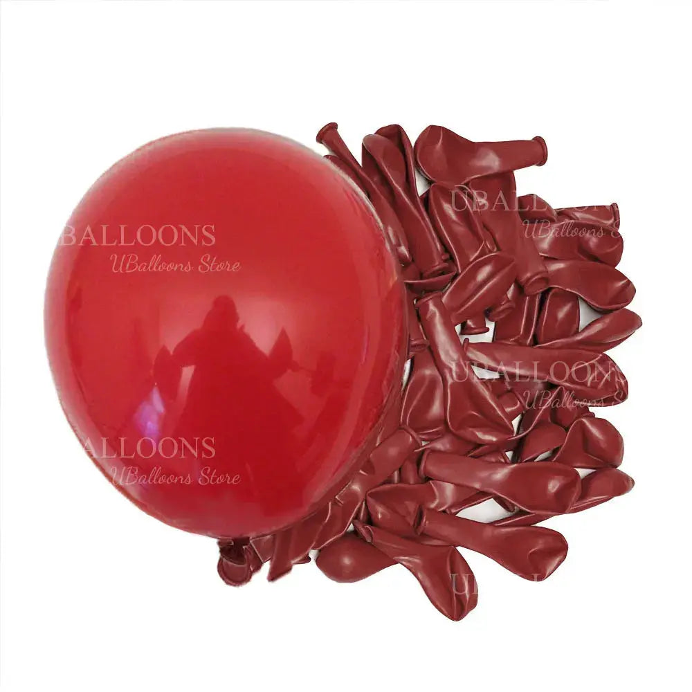 Dark Wine Red Garnet Burgundy Latex Balloons 10 30 50 Pcs for Birthday Wedding Christmas Party Decor