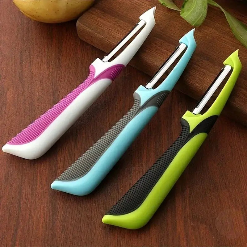 Stainless Steel Peeling Knife Multifunctional Kitchen Tool for Potatoes Vegetables and Fruits