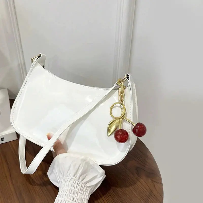 Retro Chic PU Leather Shoulder Underarm Bag With Multi Pocket Interior For Easy Organization