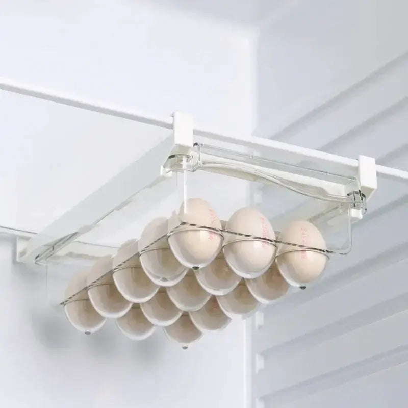 Refrigerator Drawer Style Food Storage Box With Sliding Design For Fruit And Produce Shelf Organizer