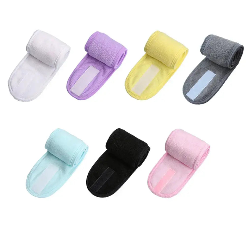 ZenVibe Women Adjustable Wide Headband for Yoga Spa Makeup Breathable Cotton Comfort