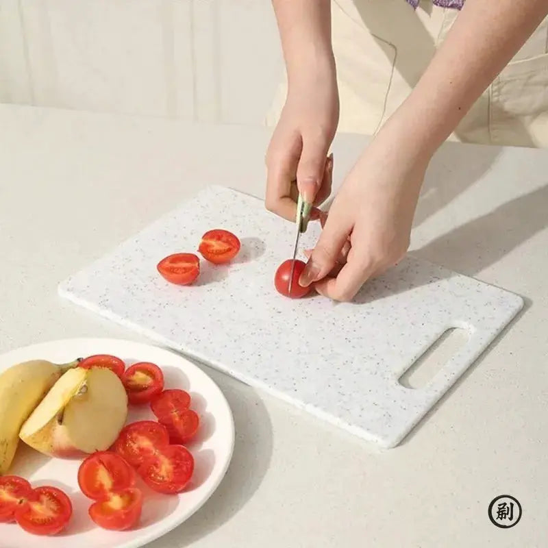 Marble Texture PP Cutting Board Antibacterial And Mildew Resistant Kitchen Vegetable Prep Board Dishwasher Safe