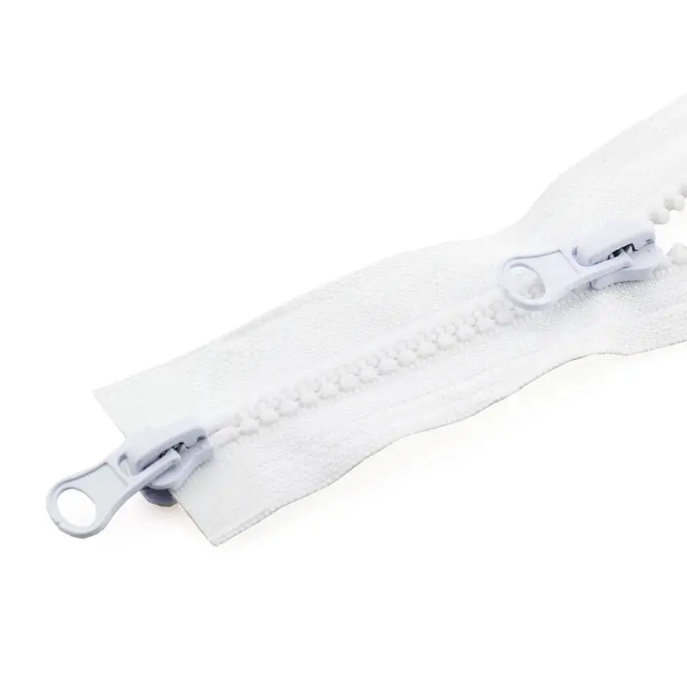 90cm Size 5 Resin Zipper Double Slider Two Way Open End For Jackets Durable High Quality Long Zips
