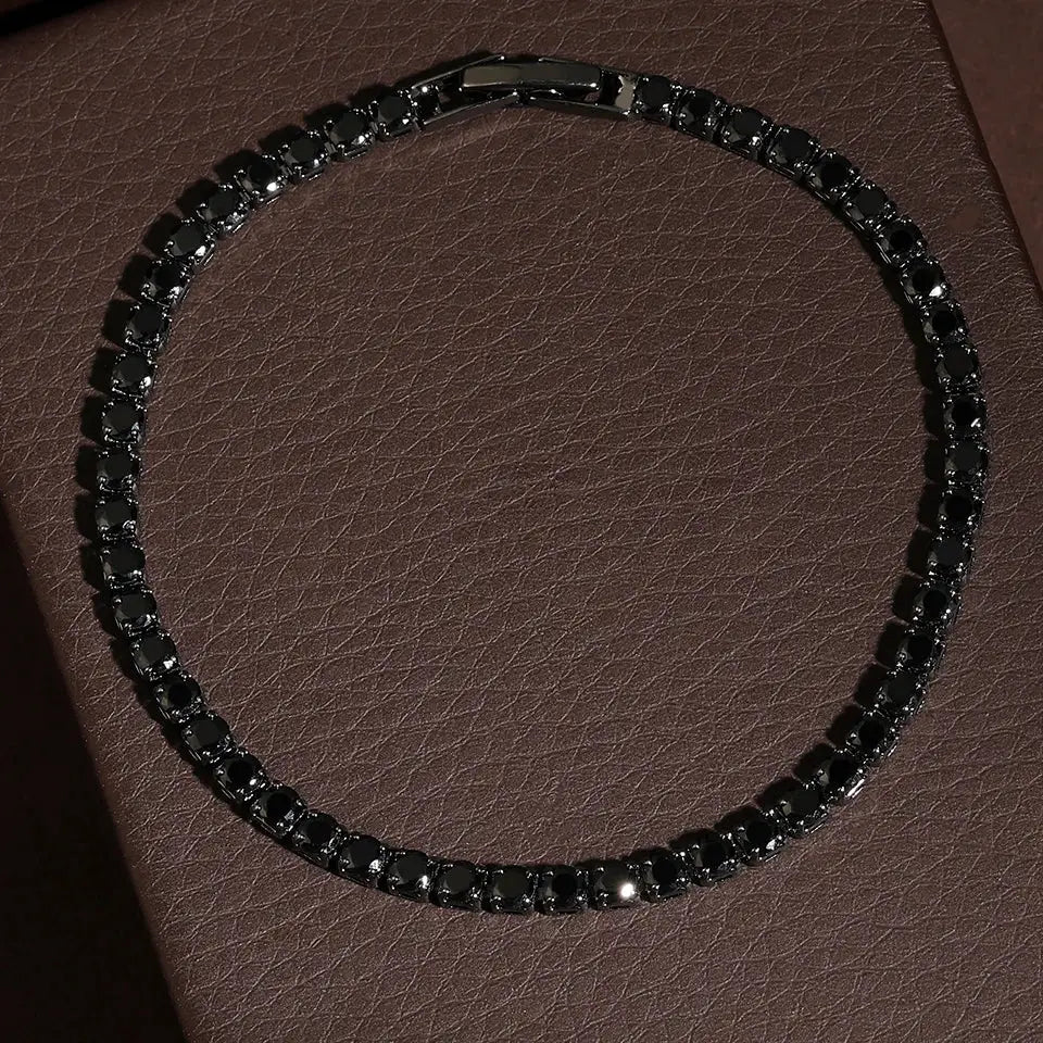 Elegant Zirconia Tennis Bracelet For Women With Crystal Charm Designer Thin Chain For Wedding Jewelry
