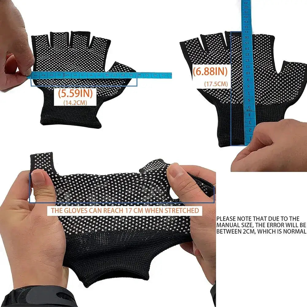 Lightweight Fingerless Bicycle Gloves With Sun Protection And Anti Slip Grip For Cycling And Outdoor Workouts