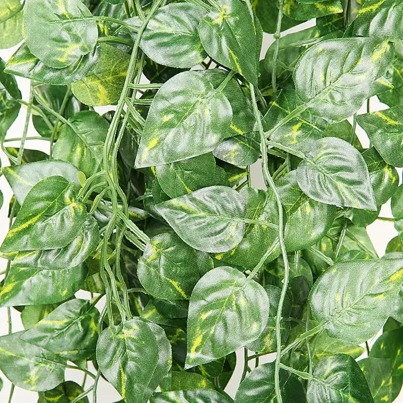 Artificial Vines Wall Hanging Creeper Indoor Green Plant Wall Decoration Fake Flower Rattan Plant