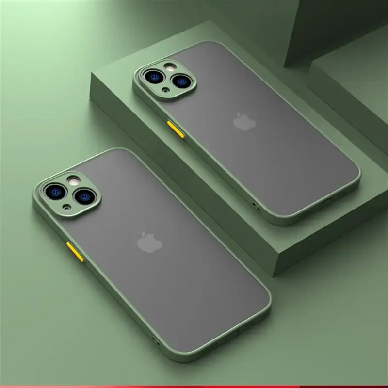 Jingjia Armor Bumper Shockproof Case for iPhone 15 Through 14 Pro XR XS Max 7 8 Plus SE 2020 Full Coverage Protection