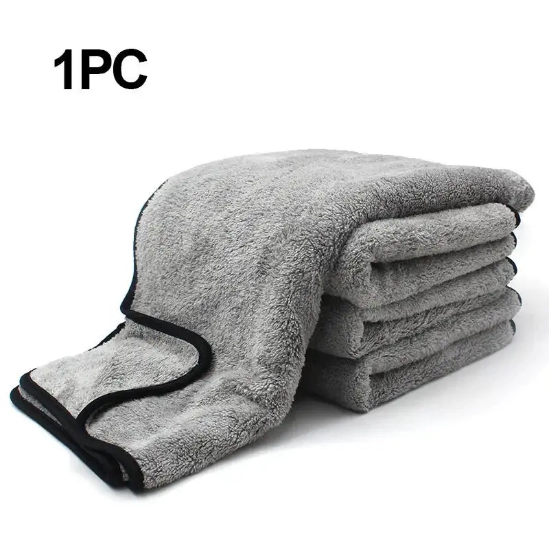 LuminaTech Premium Microfiber Car Towel Super Absorbent Lint Free Spotless Finish Eco Friendly Detailing