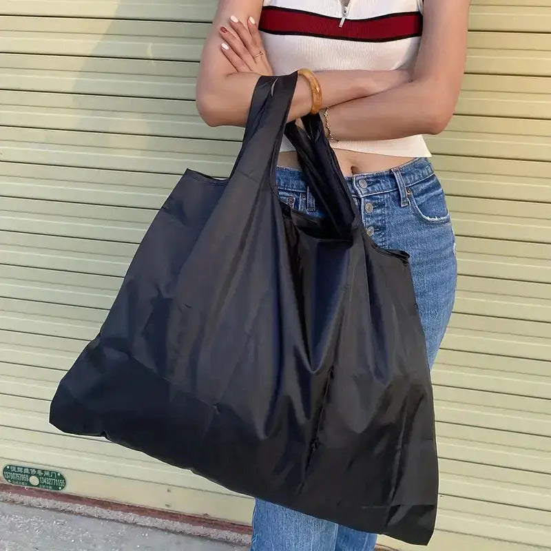 EcoCart Foldable Grocery Bag Large Capacity Waterproof Tote Reusable For Everyday Shopping