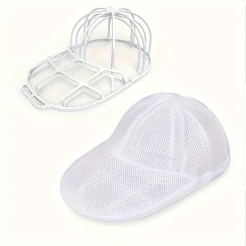 Hat Cleaning Cage For Washing Machines With Mesh Bag Hat Cleaner For Machine Washing And Shape Preservation