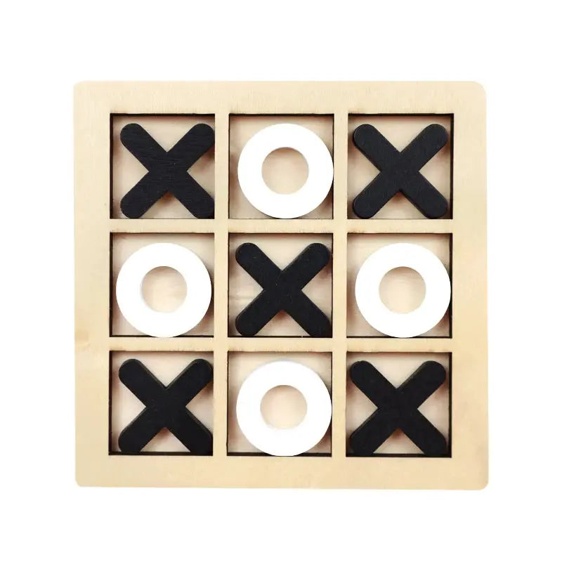 Montessori Wooden Toy Mini Chess Puzzle For Early Learning Brain Training For Children And Kids