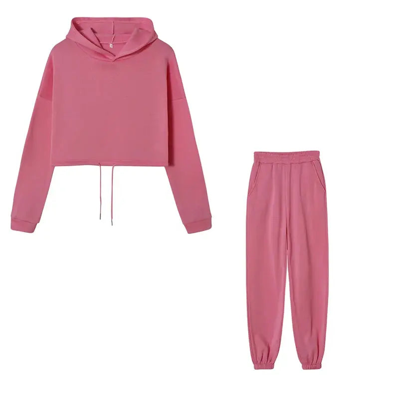 Fashion Trend Womens Long Sleeve Sports Casual Two Piece Set Lightweight Knit Blend With Stretch For Comfort