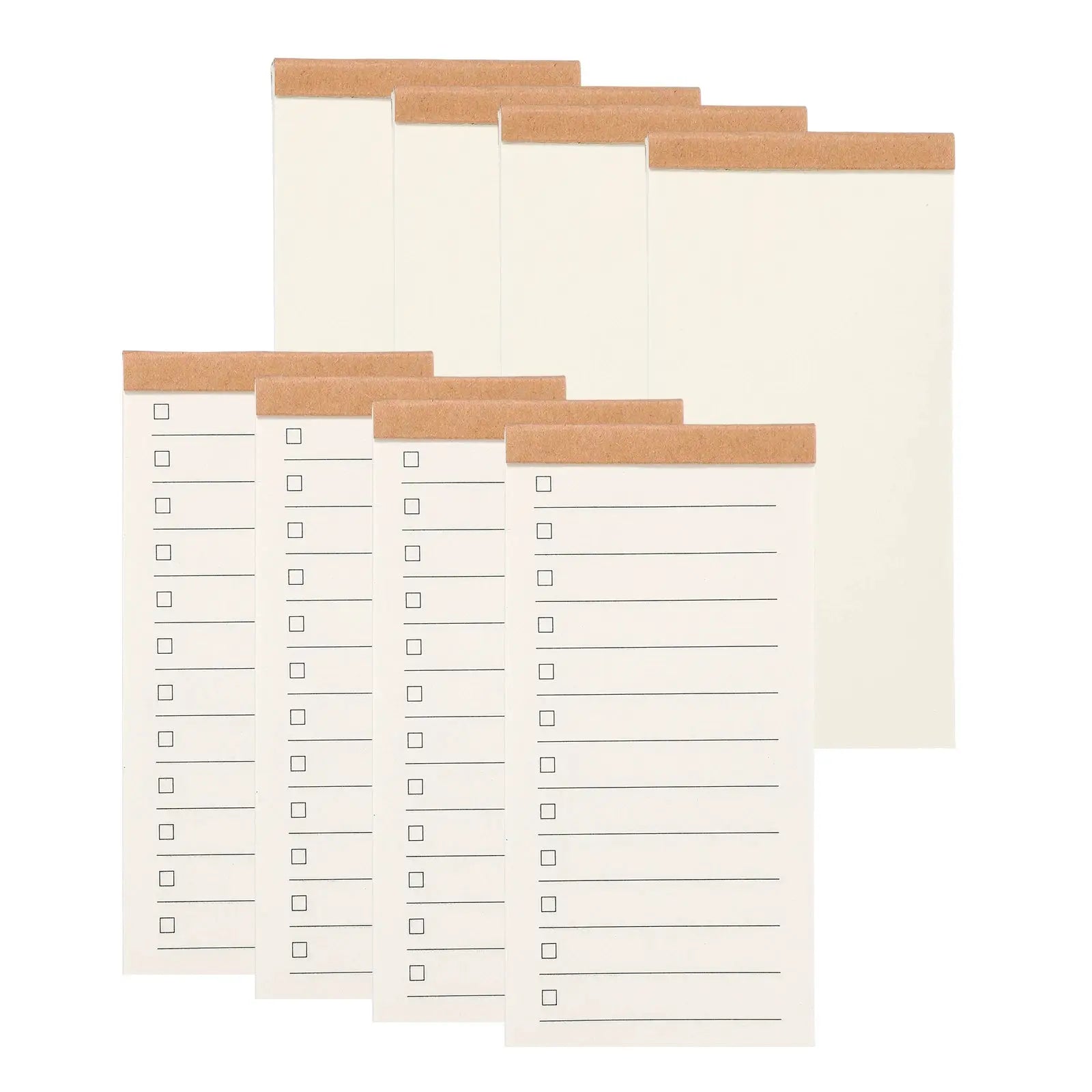 Simples Market cork-top bound field notes notepads set of 10, 50-sheet pocket-sized organizers with checkbox lines