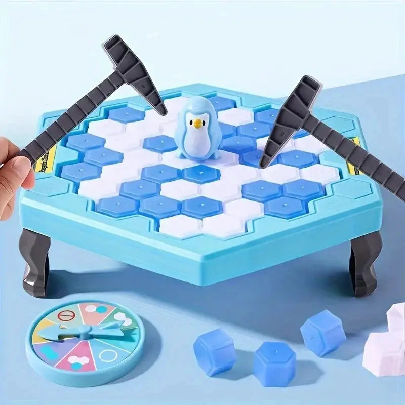 Save Penguin Ice Breaker Knocking Toy Disassembling Wall Board Game Novelty Interactive Toy For Teens And Adults