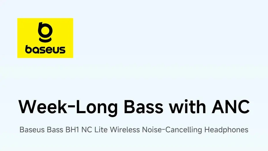 Baseus Bass BH1 NC Lite wireless noise-cancelling headphones