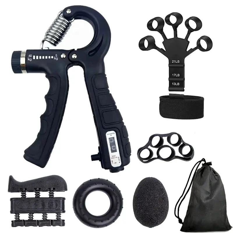 5-60kg Adjustable Hand Grip Strengthener With Counter Hand Grip Trainer For Wrist Forearm And Muscle Building