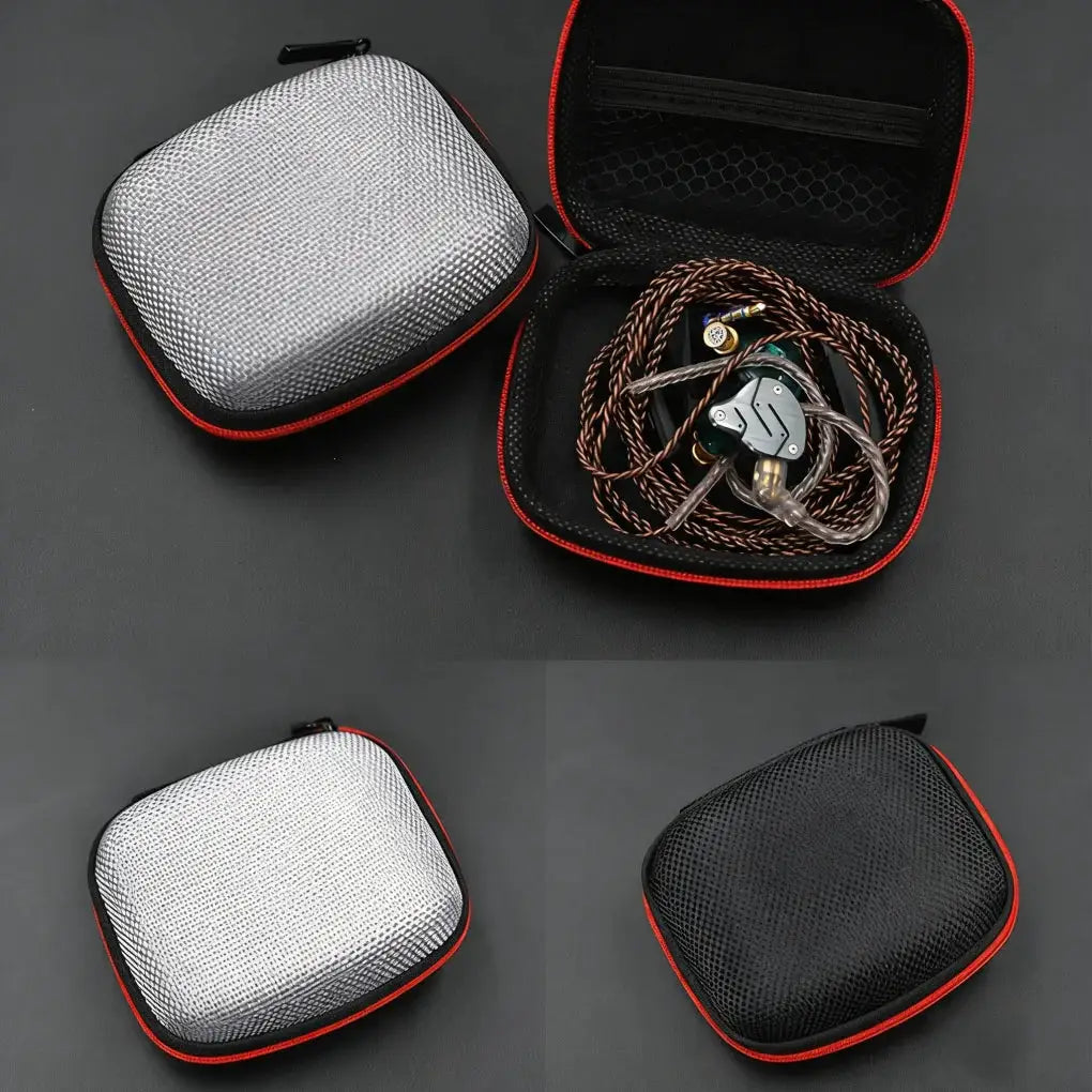 NovaCase Earphone Case Durable Compression Protection For Bluetooth Headsets And Small Earphones On The Go