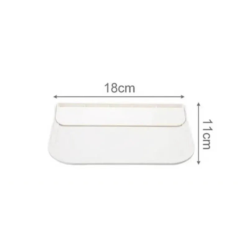Foldable Wall Mounted Shelf No Drilling For Bathroom Kitchen Bedside Toilet Phone And WiFi Router Storage