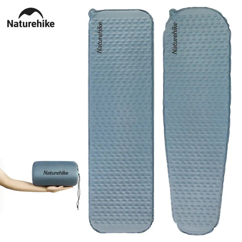 Naturehike 2024 Ultralight Folding SelfInflating Air Mattress For Camping Quick Setup Portable Inflatable Bed