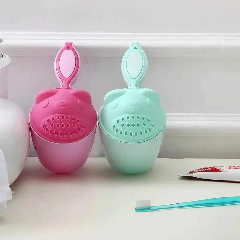 Baby Bath Caps And Shampoo Cup For Toddlers And Kids Hair Washing Eye Protection Tool
