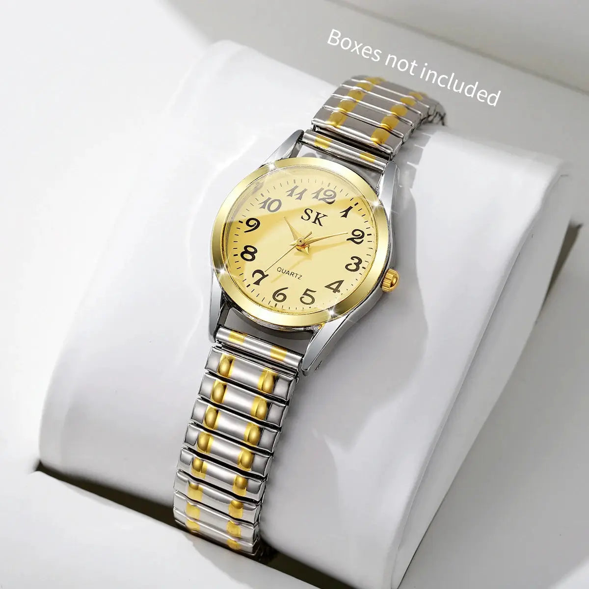 AuroraTime Elegant Small Dial Women Watch 28mm Quartz Movement With Elastic Strap For Everyday Wear