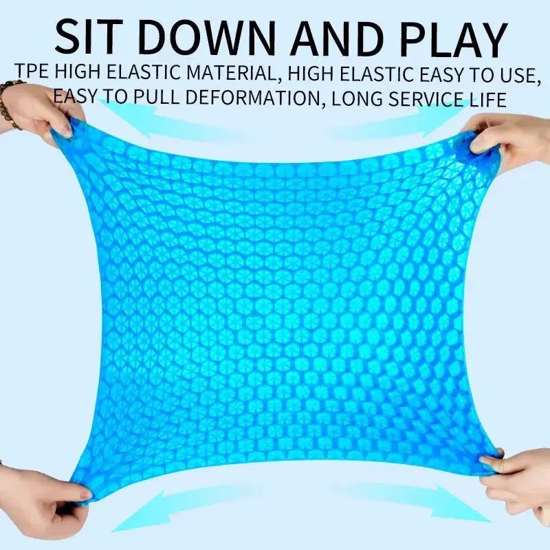 Gel Seat Cushion With Breathable Honeycomb Design For Pressure Relief Tailbone Pain Home Office Wheelchair Car