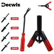 Plastic Rivet Gun Kit For Fastening Door Panels And Automotive Interiors With Nylon Blind Rivets