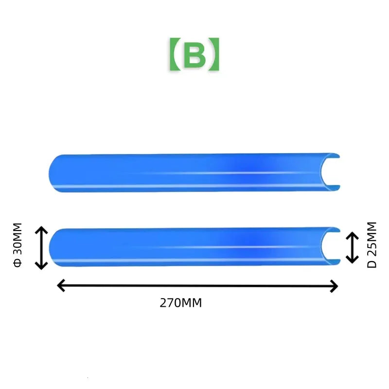 2pc blue BMW front grille trim strips with V-brace M Sport bar by Simples Market for BMW F20–F46