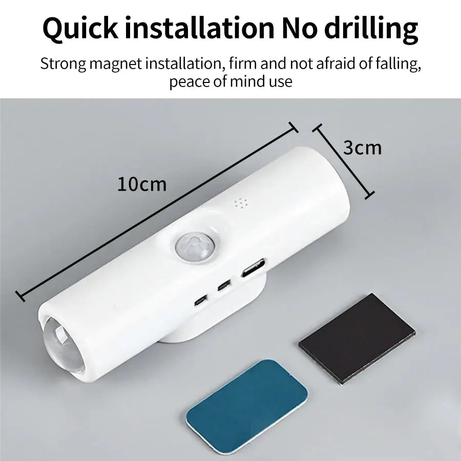 Smart RGB gradient wall light with motion sensor, magnetic rechargeable design — Simples Market
