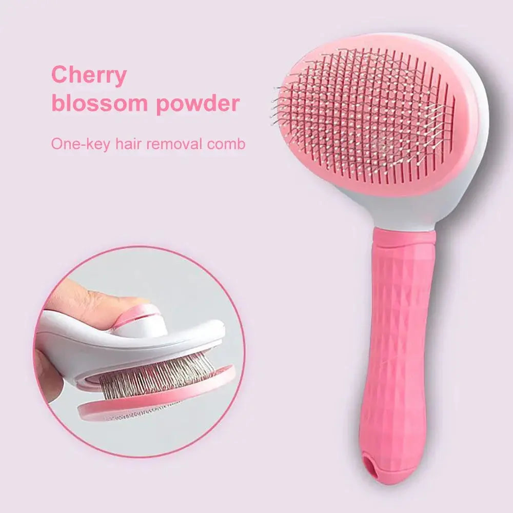 Dog Hair Remover Brush for Cats and Dogs Long Hair Grooming Comb for Shedding and Cleaning Bath Brush Pet Supplies
