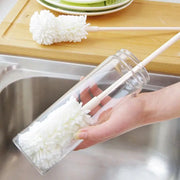 Long Handle Cup Brush For Tea Stain Removal And Baby Bottle Brush Cleaning Ergonomic Non Scratch Durable