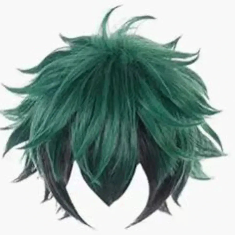 Izuku Midoriya cosplay wig, green spiky hair by Simples Market