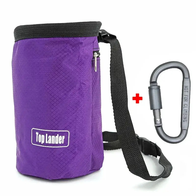 Magnesia Sack Chalk Bag With Waterproof Pocket For Rock Climbing Outdoor Bouldering And Weight Lifting